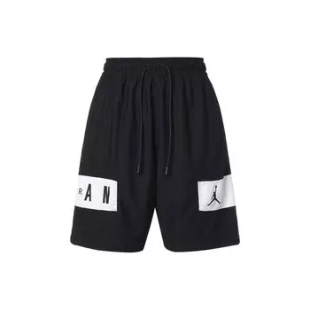 Мужские шорты Jordan Dri-Fit Contrast, быстросохнущие трикотажные баскетбольные шорты, черные CZ4772-010 S