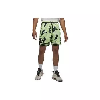Мужские шорты Jordan Dri-Fit Sport BC с граффити и логотипом, зеленые DQ7334-011