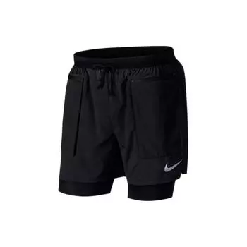 Мужские шорты прямого кроя с эластичным поясом и логотипом Nike, черные 928459-010 XXL