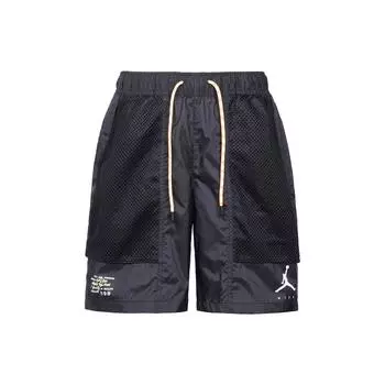 Мужские шорты с тканым шнурком Jordan Jumpman Statement, черные DM1407-010 XXL