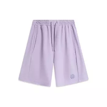 Мужские шорты свободного покроя Li Ning Wade Series, однотонные, дымчато-фиолетовые, AKST653-4 L
