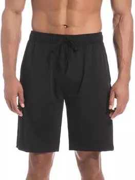 Мужские шорты, тонкие повседневные спортивные летние брюки с пятью точками, свободные пляжные брюки, бриджи, мужские брюки XS чёрный