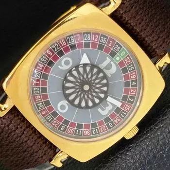 МУЖСКИЕ ШВЕЙЦАРСКИЕ ЧАСЫ С РУЧНЫМ ЗАВОДОМ В СТИЛЕ АРТ-ДЕКО, ОТРЕМОНТИРОВАННЫЕ, СЕРЫЙ ЦИФЕРБЛАТ, a431274-2 R106-a431274