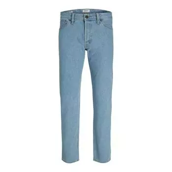 Мужские синие джинсы стандартного кроя из 100% хлопка с 5 карманами JACK & JONES