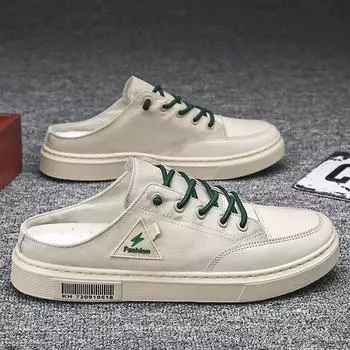 Мужские слипоны парусиновые туфли без каблука повседневные туфли осенне-летние тапочки 2023 оригинальная мода мужские кроссовки zapatos de hombre 39