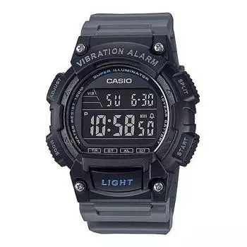 Мужские солдатские часы Casio с вибросигнализацией, водонепроницаемость 100 м, W-736H-8B