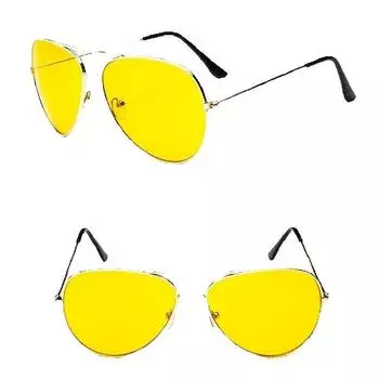 Мужские солнцезащитные очки для водителей автомобилей, очки ночного видения, антибликовые желтые солнцезащитные очки, женские очки для вождения