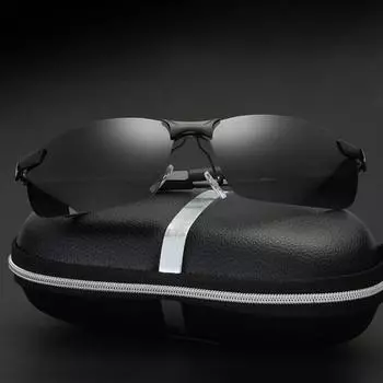Мужские солнцезащитные очки, модные дневные и ночные очки двойного назначения с регулируемой защитой от ультрафиолета, защитные очки для вождения для взрослых для повседневной жизни