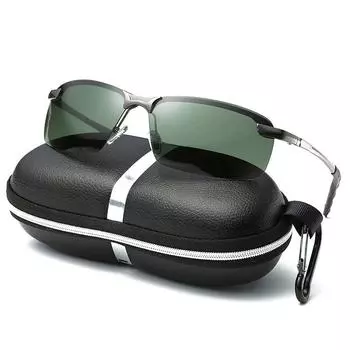 Мужские солнцезащитные очки Очки ночного видения Мужские очки для вождения Ночное зеркало для водителя Ночные линзы Женские солнцезащитные очки неполяризованные модный аксессуар чёрный