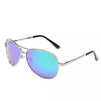 Мужские солнцезащитные очки, поляризационные солнцезащитные очки, мужские зеркальные модные дикие классические ретро солнцезащитные очки, очки GM009