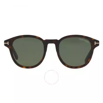 Мужские солнцезащитные очки Tom Ford Jameson Green Square FT0752 52N 50
