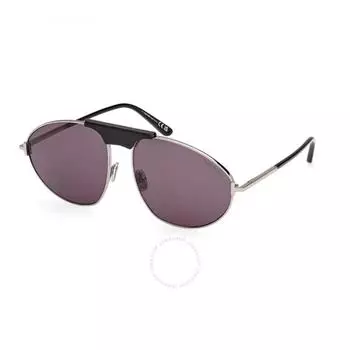 Мужские солнцезащитные очки Tom Ford Ken Smoke Pilot FT1095 14A 60