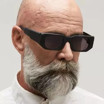 Мужские солнцезащитные очки Защита от солнца Защита от ультрафиолета Модные индивидуальные ретро солнцезащитные очки с квадратной оправой Женские уличные очки вогнутой формы для вождения