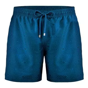 Мужские специальные пляжные повседневные плавки со встроенной компрессионной подкладкой и шнурком M синий