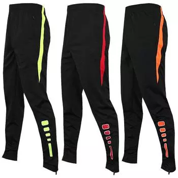 Мужские спортивные брюки для бега, фитнеса, повседневные брюки, футбольная спортивная одежда, спортивный костюм, узкие брюки, спортивные брюки с карманами на молнии, спортивные штаны 2XS красный