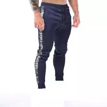 Мужские спортивные брюки для фитнеса с мышцами, повседневные тренировочные брюки для бега S светло-серый
