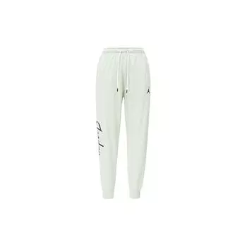 Мужские спортивные брюки Jordan Flight MVP Solid Color Lace-Up Cuffs Knit Bottoms Light-Blue FN4670-005 L