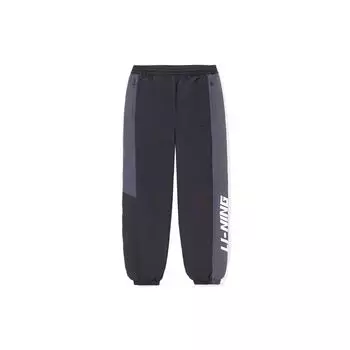 Мужские спортивные брюки Li Ning Fashion Series с цветными вставками сбоку, длинные, черные AYKS033-2 S