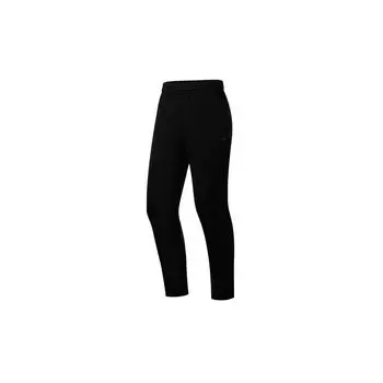 Мужские спортивные брюки Li Ning Fitness Series с флисовой подкладкой, теплые, с эластичным поясом, черные, AKLSA45-1 M