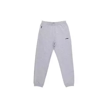 Мужские спортивные брюки Li Ning с высокой талией, однотонные, зауженные, YKLT225-3 XXL