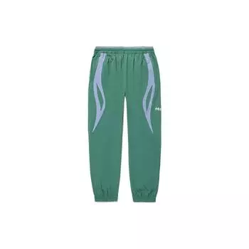 Мужские спортивные брюки Li Ning Vital Series Color Block Tapered Knit, темно-зеленые, дисковые, крылья, синие, AYKT867-2 2XL