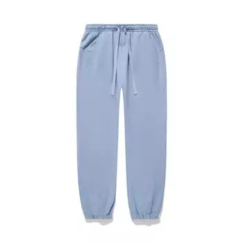 Мужские спортивные брюки Li Ning Vital Series, однотонные, свободные, с завязками, приглушенно-серо-синие AKLU229-1 M