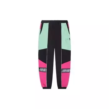 Мужские спортивные брюки свободного кроя Li Ning China Series, модные музыкальные фестивальные цветные светоотражающие брюки AYKS093-1 M