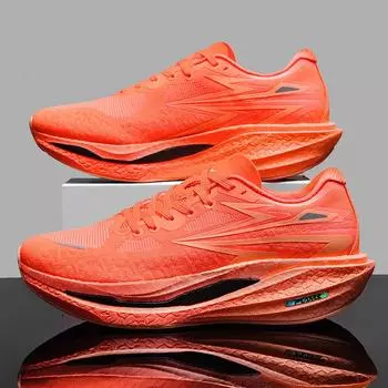 Мужские спортивные кроссовки для бега с пряжкой Turn Buckle, дышащие, легкие, женские, удобные, спортивные, нескользящие, с углеродной пластиной, кроссовки для марафона 35