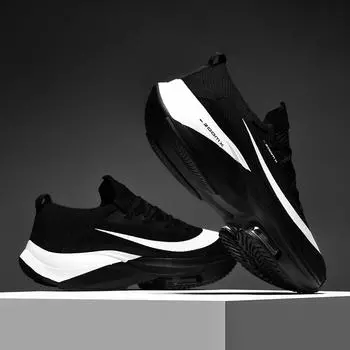 Мужские спортивные кроссовки для марафона на воздушной подушке, дышащие, легкие, женские, массажные, спортивные, нескользящие, повседневные, для отдыха на открытом воздухе 38