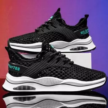 Мужские спортивные кроссовки с дышащей сеткой, модные новые кроссовки для бега, высококачественная повседневная обувь для отдыха на открытом воздухе, размер 39-44 39