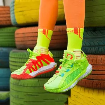 Мужские спортивные носки средней длины, размер 39–44, баскетбольные, беговые, футбольные, велосипедные, против пота и трения One-size оранжевый