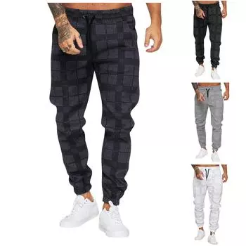 Мужские спортивные повседневные брюки для бега, легкие походные рабочие брюки, уличные брюки M серый