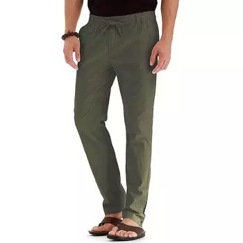 Мужские спортивные повседневные брюки для бега, легкие походные рабочие брюки, уличные брюки M армия зеленый