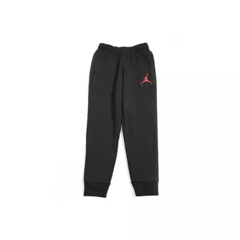 Мужские спортивные штаны для бега на флисовой подкладке Air Jordan с манжетами на щиколотках, черные 942778-010 M