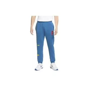 Мужские спортивные штаны для бега на шнурке с логотипом Nike Alphabet, синие DM6872-407 M