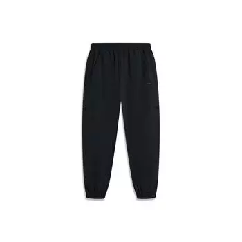 Мужские спортивные штаны-джоггеры Li Ning Sports Lifestyle Series с эластичным поясом, черные AKYT623-2 XS