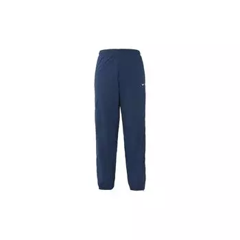 Мужские спортивные штаны из нейлона с вышивкой Nike Swoosh, синие, CD6544-410 XS