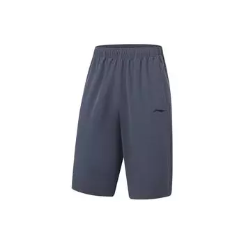Мужские спортивные штаны Li Ning Fitness Series с логотипом и эластичной вязкой из семи точек AKQT009-2 L