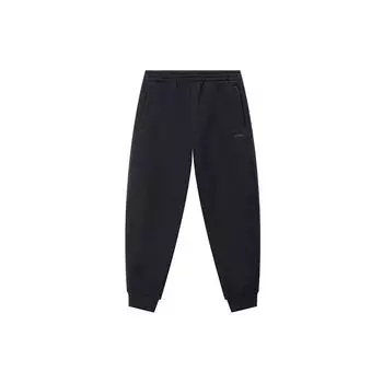 Мужские спортивные штаны Li Ning Fitness Series с логотипом, черные, AKLT741-1 M