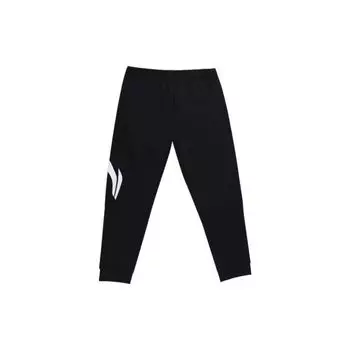 Мужские спортивные штаны Li Ning Lifestyle Series Color Block с логотипом для бега и тренировок, свободный крой, с манжетами, трикотажные, черные AKLS437-1 XL