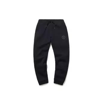 Мужские спортивные штаны Li Ning Wade Series из трикотажного флиса с манжетами, черные AKLN447-9 S