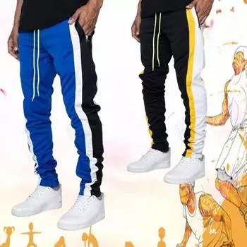 Мужские спортивные штаны, мужские спортивные штаны для бега, хлопковые спортивные штаны, спортивные брюки для фитнеса и занятий в спортзале, мужские тренировочные брюки для бодибилдинга M зелёный