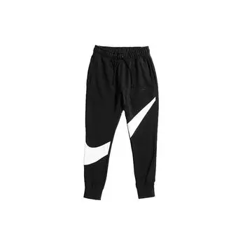 Мужские спортивные штаны прямого кроя Nike Big Swoosh, черные, белые AR3087-010 XXL