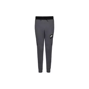 Мужские спортивные штаны с трикотажными манжетами Nike, серые 886049-021 L