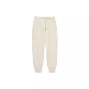 Мужские спортивные штаны свободного кроя с манжетами Li Ning X Jackie Chan Kung Fu Series, жемчужно-белые AKLS237-1 XXXL