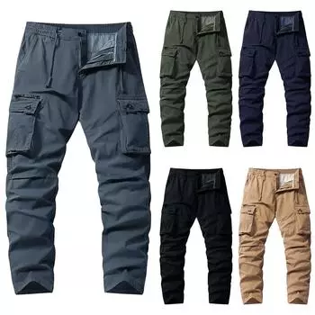 Мужские стираные и окрашенные комбинезоны с карманами Мужские повседневные брюки Мужские хлопковые комбинезоны Американские брюки 32 армия зеленый