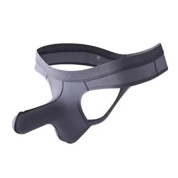 Мужские стринги с низкой посадкой и эластичной резинкой на талии, ледяная шелковая ткань, дизайн слоновьего носа, одноцветные трусы, дышащее нижнее белье M