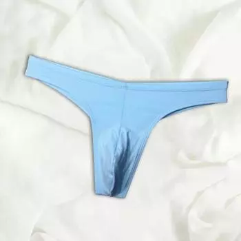 Мужские стринги с низкой посадкой и эластичным поясом, U-выпуклые трусы, однотонные тонкие бесшовные спортивные трусы в спортивном стиле, повседневная одежда XL