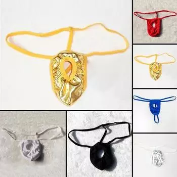 Мужские стринги-стринги с отверстием, стильные и доступные в разных цветах