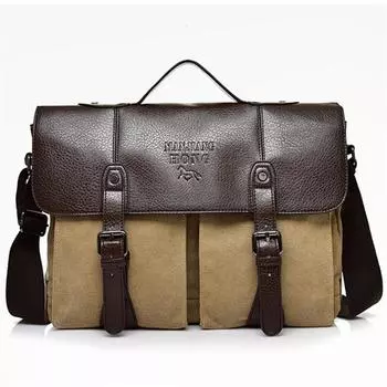 Мужские сумки через плечо, мужские холщовые сумки через плечо, сумки-мессенджеры для мальчиков, мужские сумки для путешествий 37x28x12cm зелёный